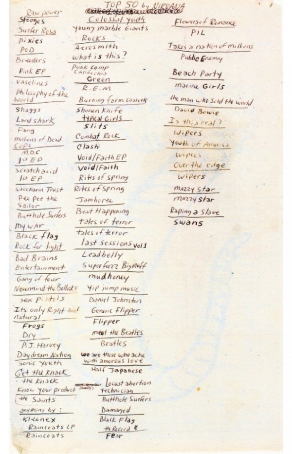Kurt-Cobains-Handwritten-list-of-the-top-50-albums-634x985