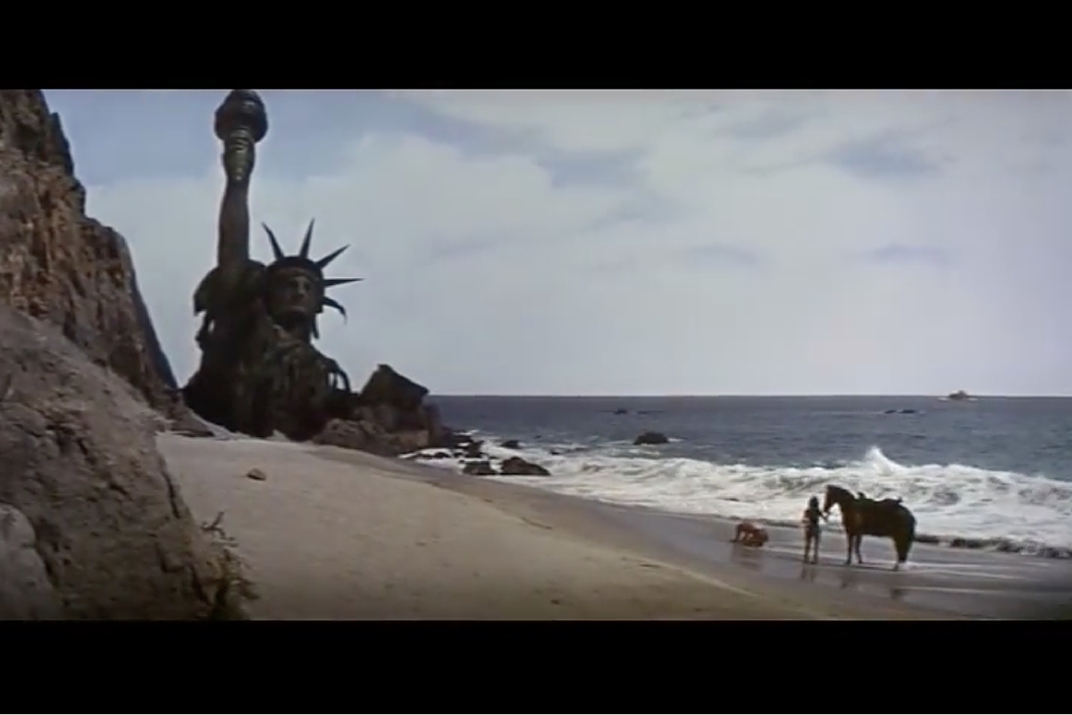 Closing scene from Planet of the Apes (1968)Credit: Youtube